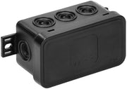 Enzo orno kabeldoos ip54 zwart smal 80x45x41mm - 4034050 - afbeelding 1