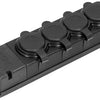 Enzo orno swd tafelcontactdoos prof zwart ip44 4v met klep - 6871956