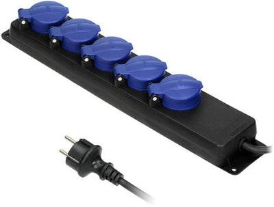 Enzo orno swd tcd zwart ip44 h05 3x1,5qmm 3m 5v met klep - 6871973