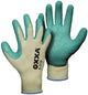 Oxxa x-grip werkhandschoen geel groen, 8 - 15100008 - 15100008