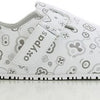 Oxypas muil met band bianca | wit zilver | maat 38 - 00,154,182,38
