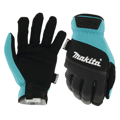 Makita werkhandschoenen met open manchet | maat m - p-84654