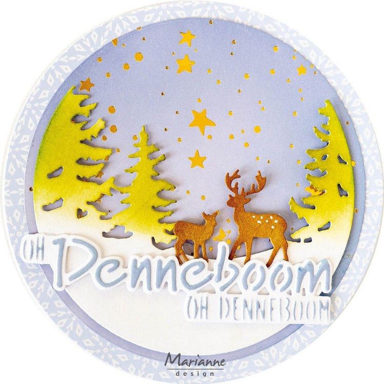 Marianne design • craftable plus set oh denneboom