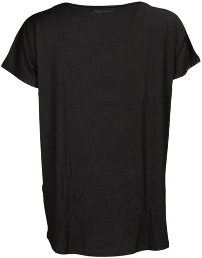 Papillon Sportshirt ronde hals dames zwart maat S
