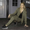 Papillon Sweat pants cuff dames camouflagegroen maat 3XL