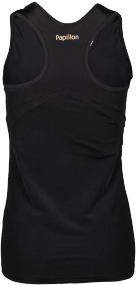 Papillon Tanktop racer back dames zwart maat M