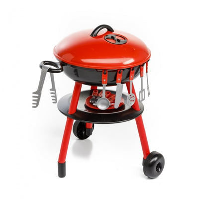 Paradiso toys Speelgoedbarbecue 50 cm 30-Delig Rood zwart