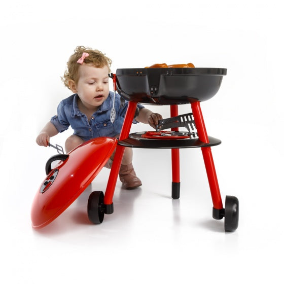Paradiso toys Speelgoedbarbecue 50 cm 30-Delig Rood zwart