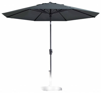 Madison parasol paros 300cm opdraai grijs