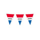 Paperdreams party flags geslaagd rood wit blauw