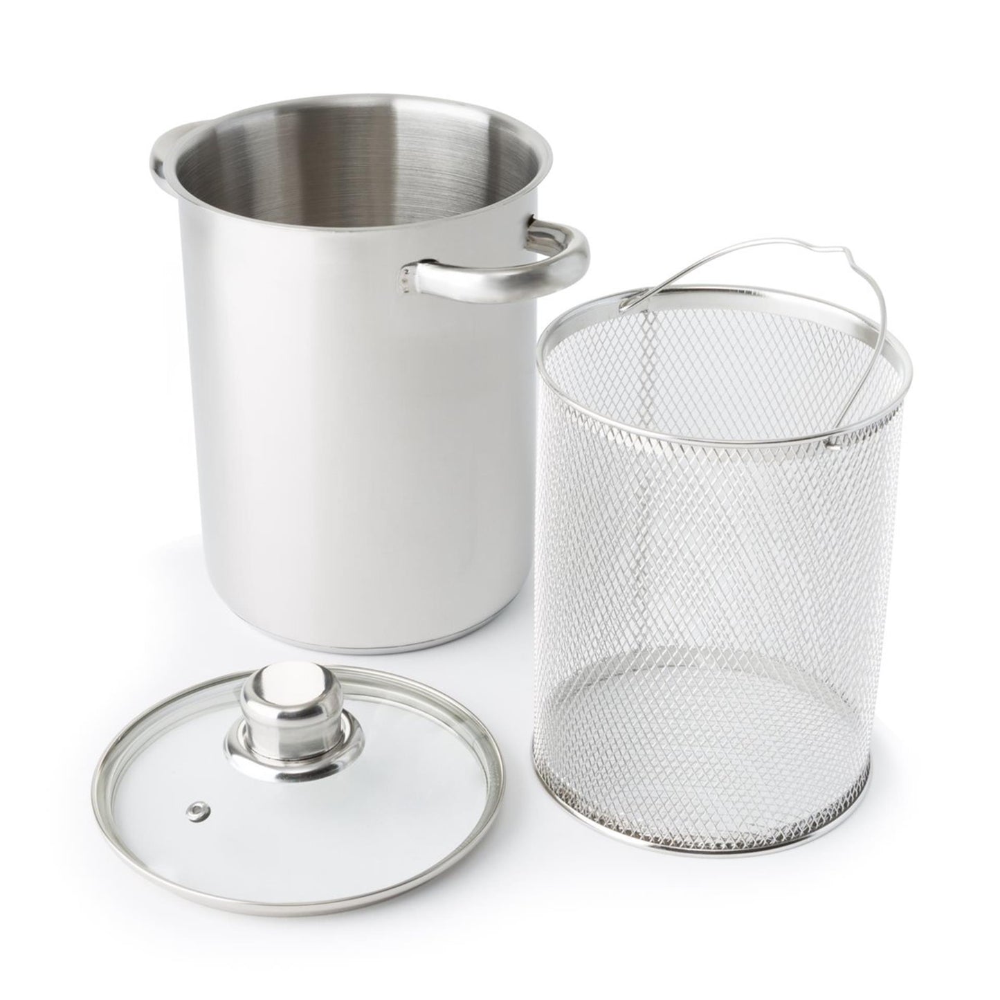Kitchen tools imperial kitchen asperge-pastapan 19x14 cm rvs