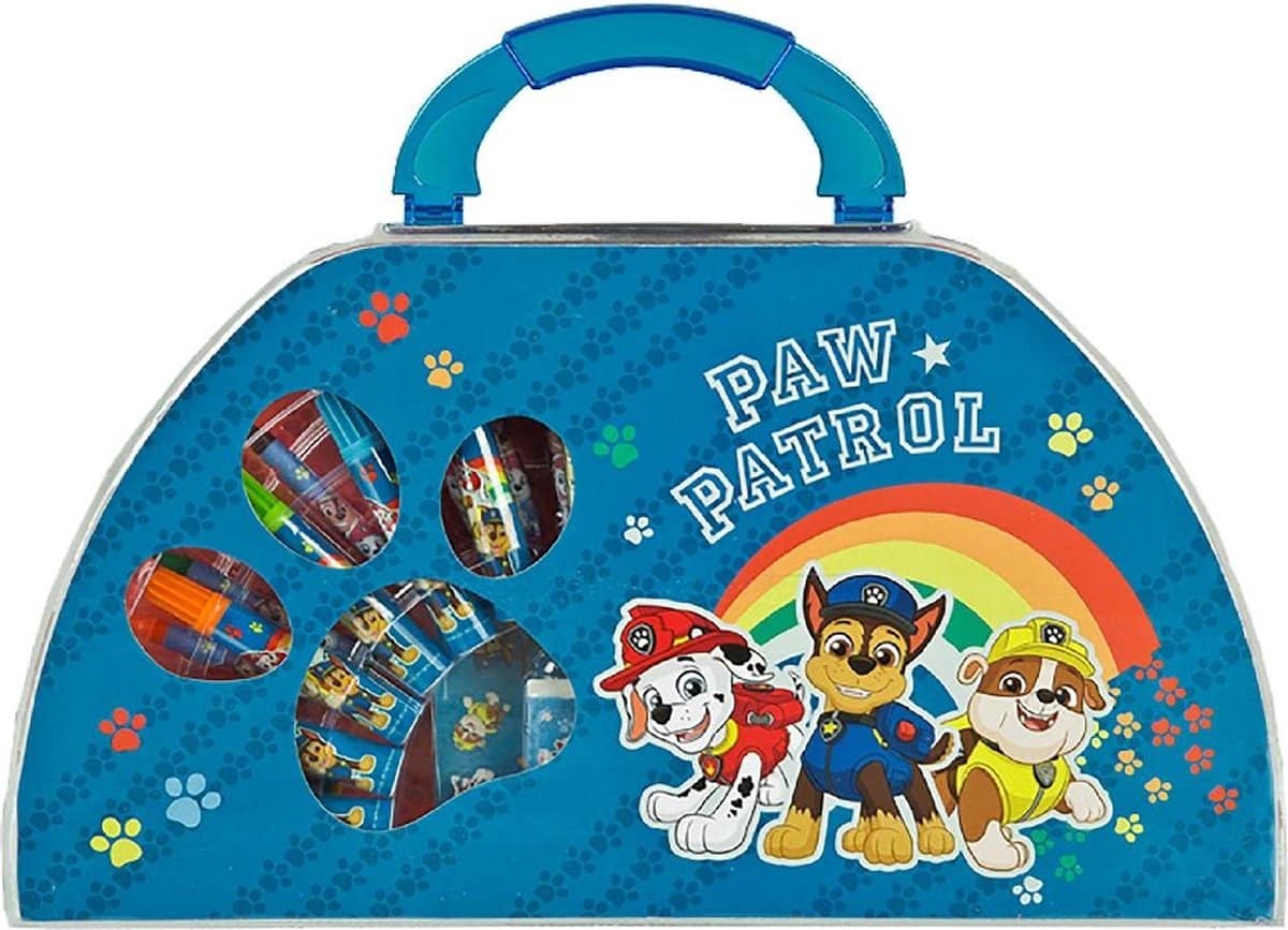 Otto simon paw patrol 51-delige kleurkoffer