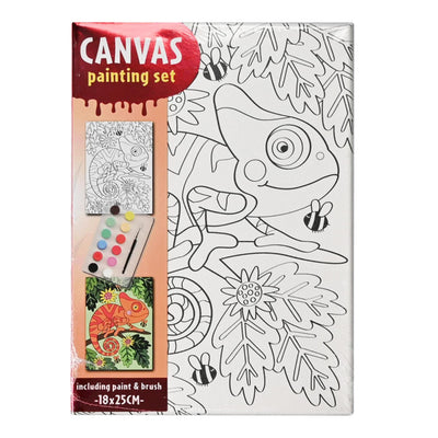 Canvas schilderset neutraal 18x25cm