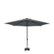 Madison parasol elba push-up rond 300 cm met tilt-functie 100%pol. grijs