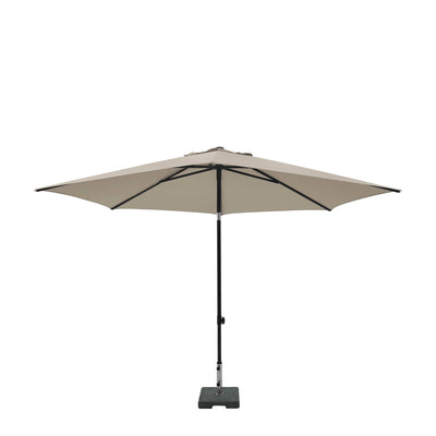 Madison parasol elba push-up rond 300 cm met tilt-functie 100%pol ecru