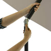 Madison parasol elba push-up rond 300 cm met tilt-functie 100%pol ecru