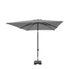 Madison parasol moraira push-up vierk. 230x230cm met tilt-functie sage groen