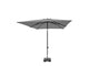 Madison parasol moraira push-up vierk. 230x230cm met tilt-functie sage groen