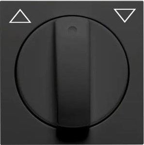 Enzo peha badora mat zwart afdekplaat + knop draaischakelaar - 4603780