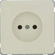 Peha inbouw stopcontact enkel creme - 4602010