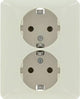 Peha inbouw stopcontact ra dubbel creme - 4602016