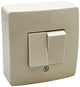 Peha opbouw schakelaar serie creme - 4663020