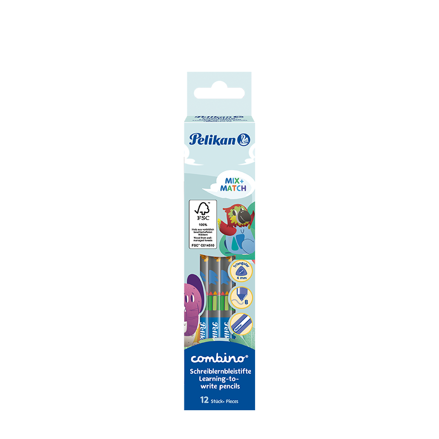 Pelikan potloden combino blue 12 stuks