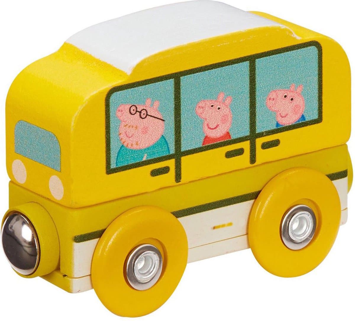 bus met magneetje om de serie aan elkaar te koppelen