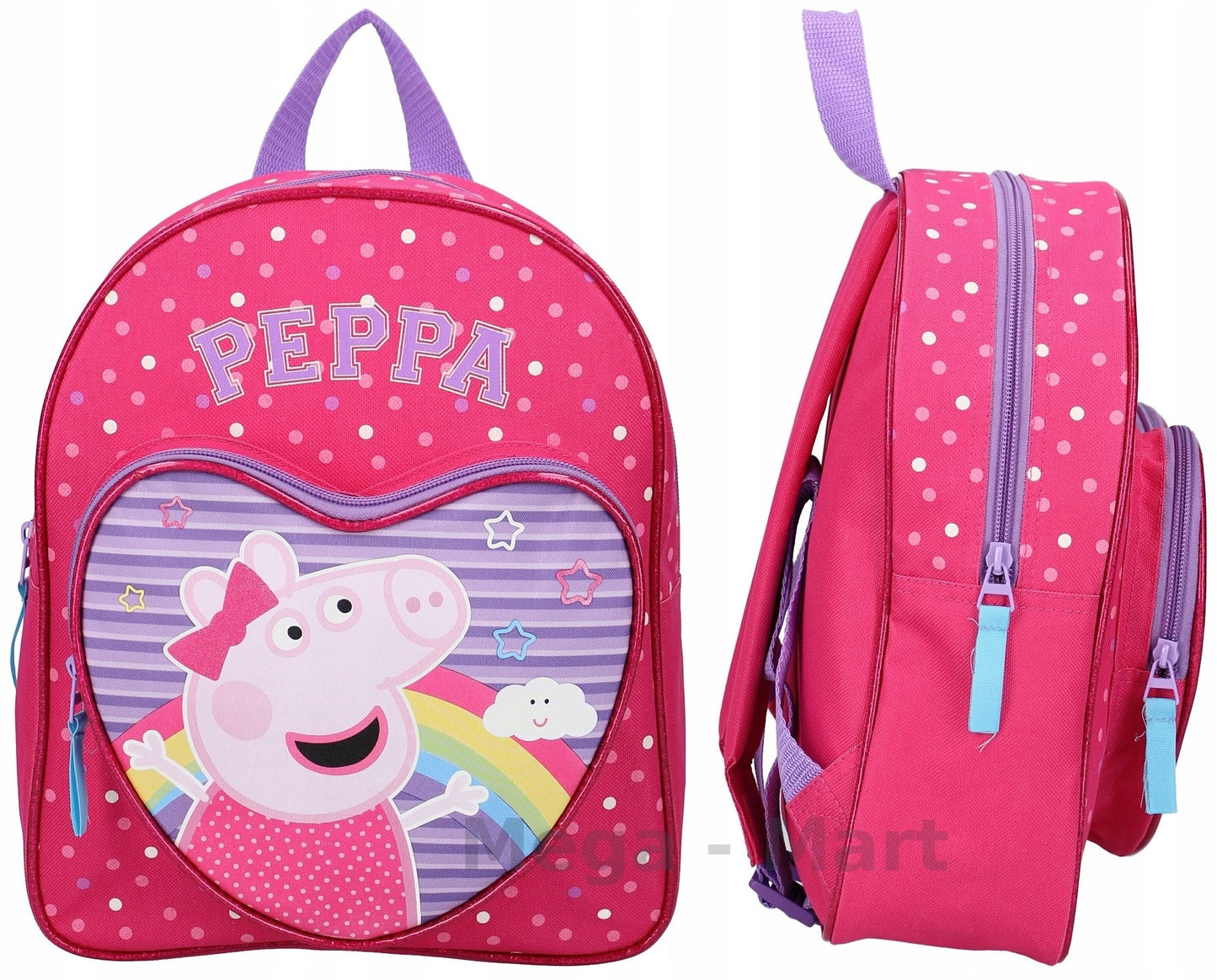 Otto simon peppa pig rugzak met 2 vakjes