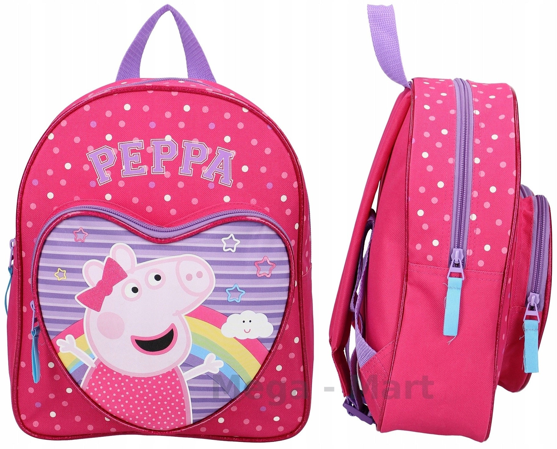 Otto simon peppa pig rugzak met 2 vakjes