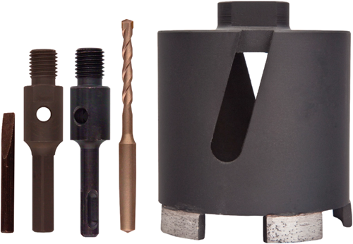 Perfectmate epd0631 dozenboor 82mm | + adapters en centreerboor - epd0631