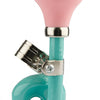 Fietshoorn lokken pexkids - groen met roze bal