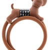 Pexkids kabelslot combo flappie de waakhond ø1x60cm, bruin