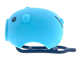 Pexkids fietstoeter varken met led lamp usb blauw - afbeelding 3