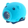 Pexkids fietstoeter varken met led lamp usb blauw