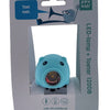 Pexkids fietstoeter varken met led lamp usb blauw