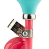 Fietshoorn lokken pexkids - roze met groene bal