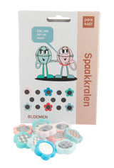 Bicycle sprak kralen Pexkid's Flowers gesorteerd 4-kleurig (12 stuks op kaart) - afbeelding 3
