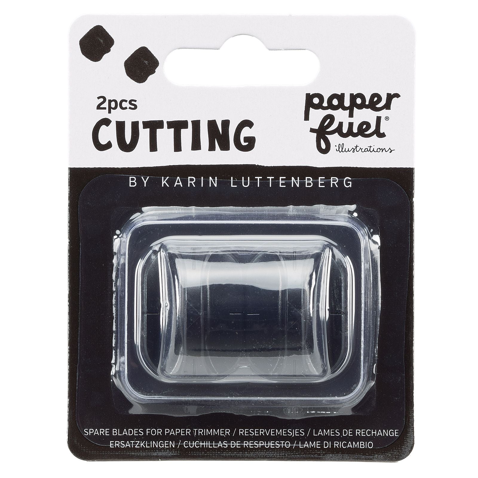 Paperfuel • reservemesjes voor papiersnijder 2stuks