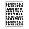 Paperfuel • embossing sjabloon a6 solid as a rock
