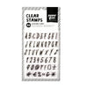 Paperfuel • clear stamp a6 alphabet funky
