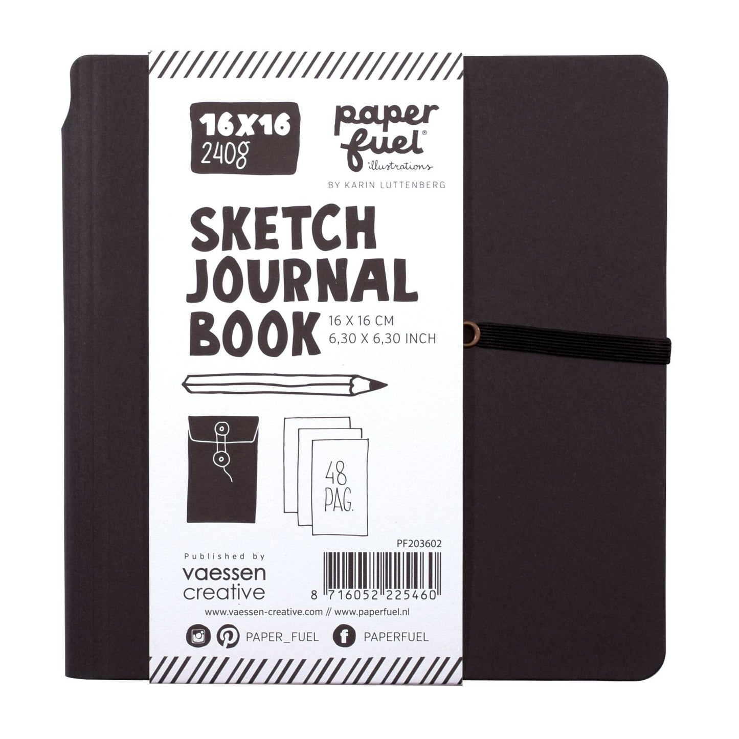 Paperfuel • journal notebook 16x16cm