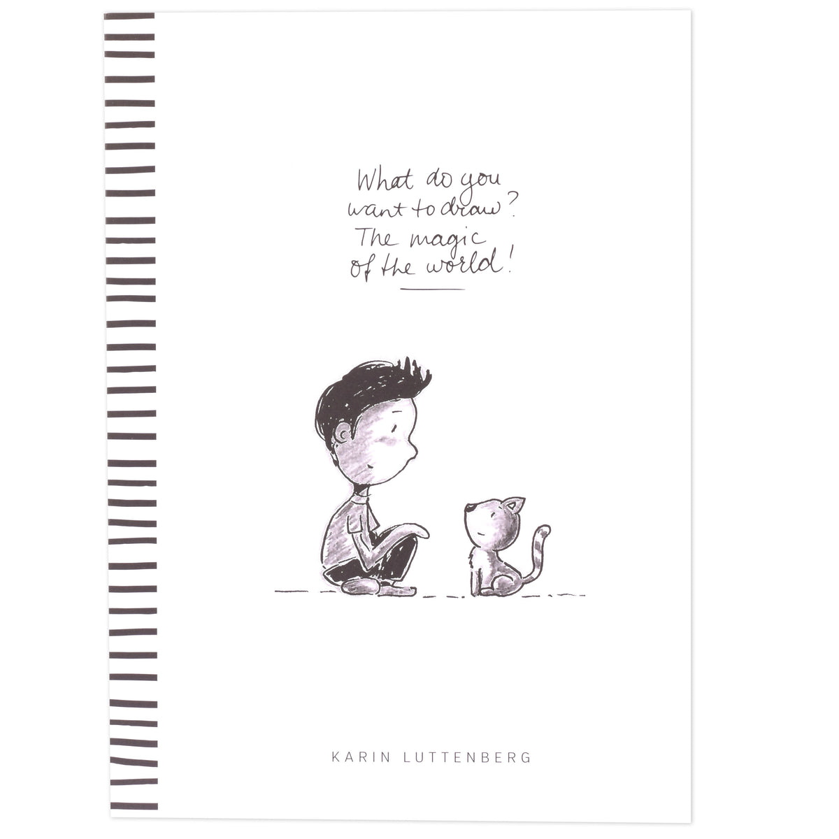 Paperfuel • schetsblok what do you want to draw? 300g a4 40 vellen