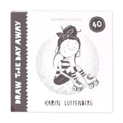 Paperfuel • blanco kaartenblok draw the day away 300g 13x13cm 40 vellen - afbeelding 1