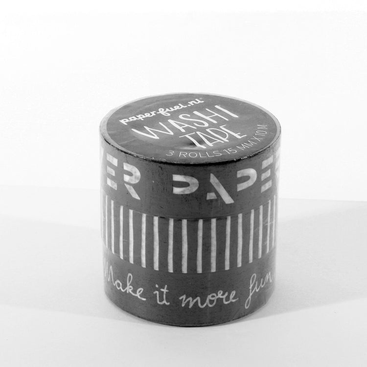 Paperfuel • washi tape 15mmx10m 3stuks