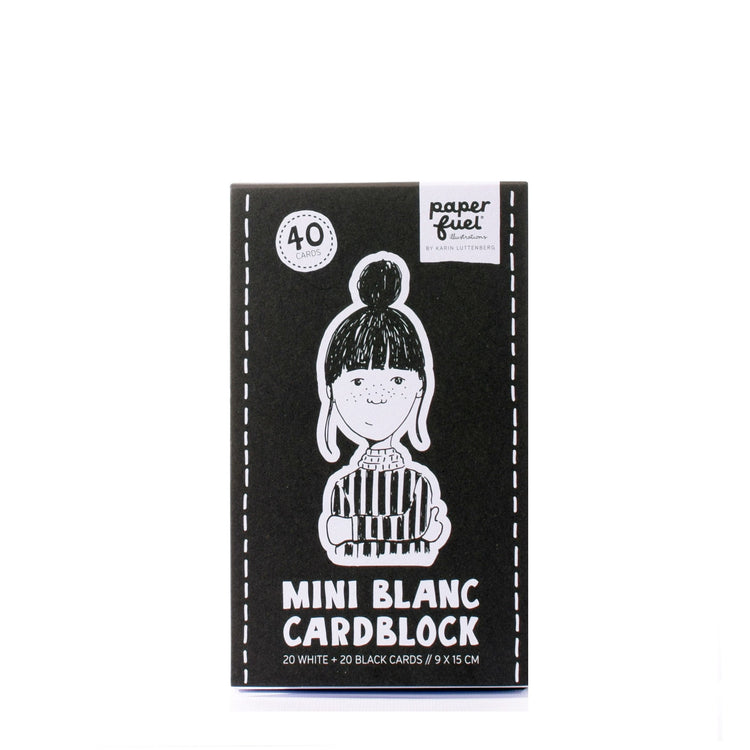 Paperfuel • mini kaartenblok 9x15cm 300gr 40vellen