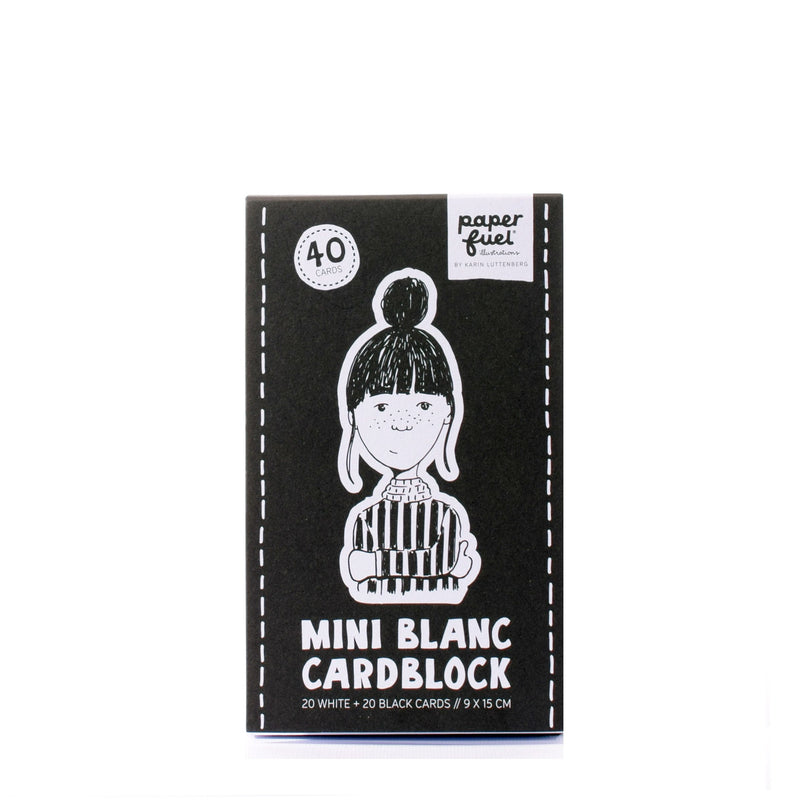 Paperfuel • mini kaartenblok 9x15cm 300gr 40vellen