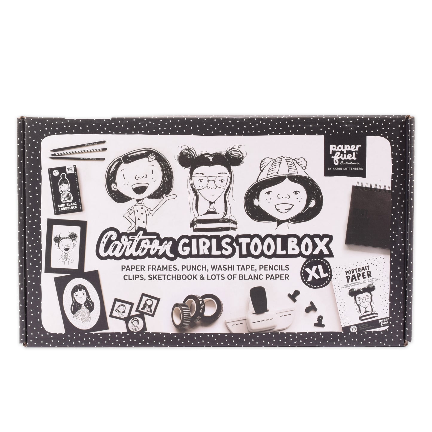 Paperfuel • cartoonmeisjes toolbox xl