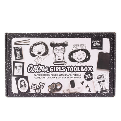 Paperfuel • cartoonmeisjes toolbox xl