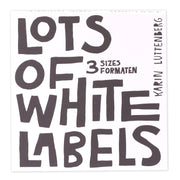 Paperfuel • labelblok lots of white labels 300g wit 135 vellen - afbeelding 1